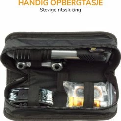 Top 10 ? QY Fietstas - Met Fietspomp, Multitool En Bandenplakset Fietsgereedschap, Fietsreparatieset - Zwart ? -Kastoes winkel 550x550 51