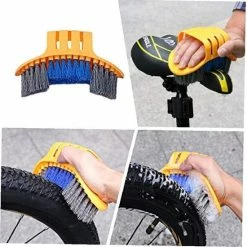 Top 10 ✔️ Merkloos Decopatent® 6 Delige Fiets Onderhoud Set - Fiets Schoonmaak Borstels - Ketting Reiniger - Frame Spons - Mtb - Racefiets - Ebike ? -Kastoes winkel 550x550 55