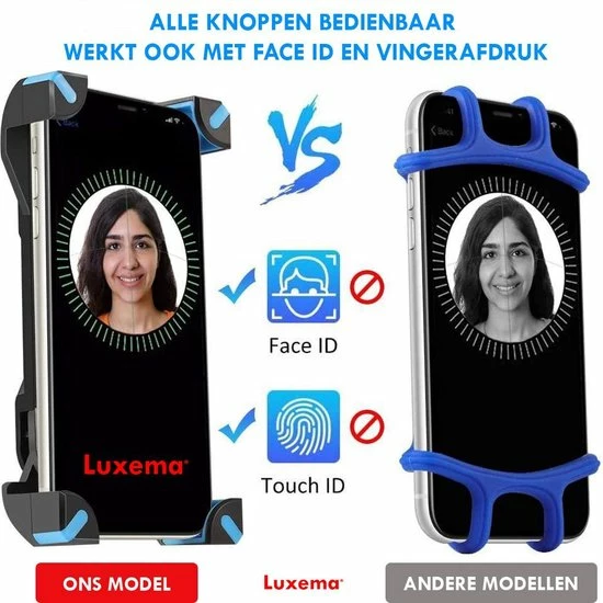 Gloednieuw ❤️ Luxema Telefoonhouder Fiets - Universeel - Telefoonhouder Motor - Telefoonhouder Scooter - 360 Graden Draaibaar- Smartphone & GSM Telefoon Fietshouder - IPhone - Samsung - Extra Stevig - Nieuwste Versie - Zwart - Topcadeau ? 4 Gloednieuw ❤️ Luxema Telefoonhouder Fiets - Universeel - Telefoonhouder Motor - Telefoonhouder Scooter - 360 Graden Draaibaar- Smartphone & GSM Telefoon Fietshouder - IPhone - Samsung - Extra Stevig - Nieuwste Versie - Zwart - Topcadeau ? - Afbeelding 4