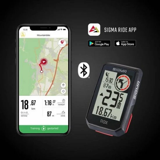 Korting ? SIGMA SPORT ROX 2.0 GPS Bike Computer - Top Mount Set, Zwart ✨ 4 Korting ? SIGMA SPORT ROX 2.0 GPS Bike Computer - Top Mount Set, Zwart ✨ - Afbeelding 4