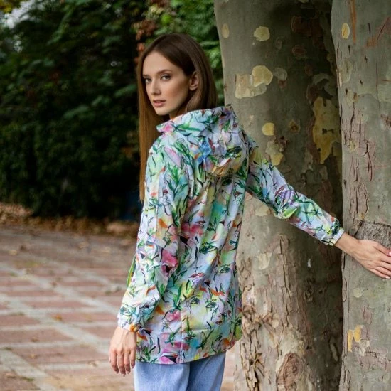 Beste Pirce ? BiggDesign Faces - Dames Regenjas Waterdicht - Regenpak - Maat M ? 7 Beste Pirce ? BiggDesign Faces - Dames Regenjas Waterdicht - Regenpak - Maat M ? - Afbeelding 7