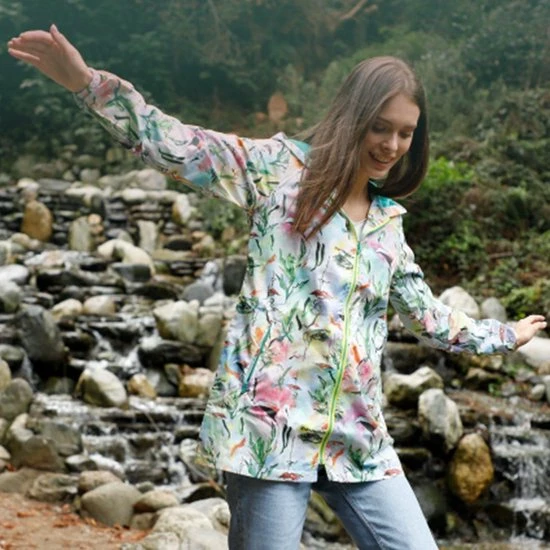 Beste Pirce ? BiggDesign Faces - Dames Regenjas Waterdicht - Regenpak - Maat M ? 11 Beste Pirce ? BiggDesign Faces - Dames Regenjas Waterdicht - Regenpak - Maat M ? - Afbeelding 11