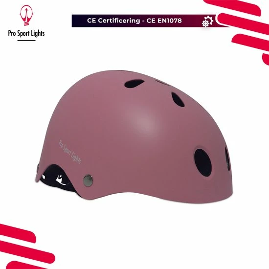 Goedkoop ? Kinderfietshelm Pro Sport Lights - Skate Fietshelm Voor Kinderen - Matt Roze Pink - Kinderhelm 53 - 60 Cm ? 8 Goedkoop ? Kinderfietshelm Pro Sport Lights - Skate Fietshelm Voor Kinderen - Matt Roze Pink - Kinderhelm 53 - 60 Cm ? - Afbeelding 8