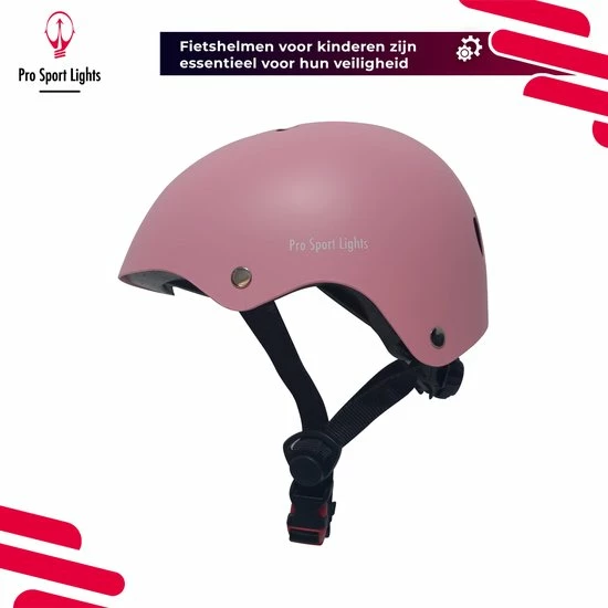 Goedkoop ? Kinderfietshelm Pro Sport Lights - Skate Fietshelm Voor Kinderen - Matt Roze Pink - Kinderhelm 53 - 60 Cm ? 11 Goedkoop ? Kinderfietshelm Pro Sport Lights - Skate Fietshelm Voor Kinderen - Matt Roze Pink - Kinderhelm 53 - 60 Cm ? - Afbeelding 11
