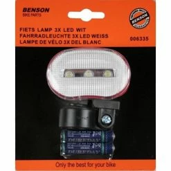 Nieuw ⭐ Benson Fietslamp Voor 3 X LED Wit ? -Kastoes winkel 550x550 89