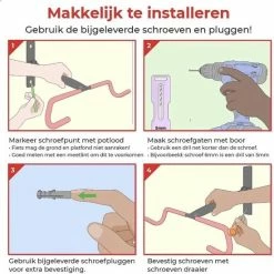 Goedkoopste ? Fiets Ophangsysteem | Ophangsysteem Fiets | Ophangbeugel Fiets | Muurbeugel Fiets | Makes Easy ? -Kastoes winkel 550x551 2