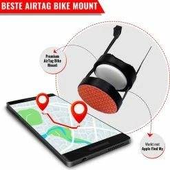 Top 10 ? Fubzz Airtag Bike Mount Compatibel Met Apple AirTag Fietsmontage Reflector Antidiefstal Tracering Zwart Montagegereedschap Fiets AppleAirtag AirTag Fiets ⭐ -Kastoes winkel 550x556 1