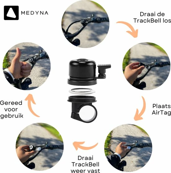 Aanbiedingen ❤️ MEDYNA TrackBell - Fietsbel - AirTag Fiets - GPS Tracker Fiets - Fietsalarm - Fiets GPS - Bike Tracker - Ebike ❤️ 8 Aanbiedingen ❤️ MEDYNA TrackBell - Fietsbel - AirTag Fiets - GPS Tracker Fiets - Fietsalarm - Fiets GPS - Bike Tracker - Ebike ❤️ - Afbeelding 8