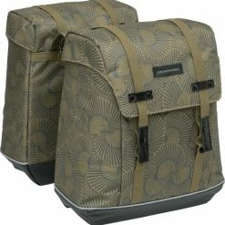 Begroting ? New Looxs Selo Alba Dubbele Fietstas - 34 Liter - Brons ?