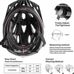Beste deal ⭐ VFLY Fietshelm-Helmet Scooter-Elektrische Fiets-skateboard-Heren/Dames -54-62cm- Zwart Rood ? 12 Beste deal ⭐ VFLY Fietshelm-Helmet Scooter-Elektrische Fiets-skateboard-Heren/Dames -54-62cm- Zwart Rood ? -Kastoes winkel 550x557