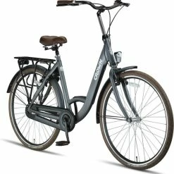 Korting ? Crown Rio Damesfiets 28 Inch 53cm Gray ? -Kastoes winkel 550x567 5