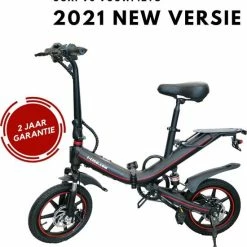 Kastoes winkel 28 Coupon ? I-CIGO - Originele-OUXI-V5 -16 Inch Banden -E-Bike - Elektrische Fiets - Vouwfiets-met Lithuim-ion Accu 15ah- 500W Motor (Zwart) ?