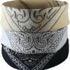 Beste recensies van ? Merkloos B-RICHGOODS - 3Pack Vintage Bandana Boeren Zakdoek Hoofdband Classic Paisley Accessoires Sport - Zwart Wit Beige ? -Kastoes winkel 550x577 2