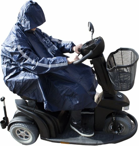 Goedkoop ? C-Line Poncho Scootmobiel - Blauw - Reflecterend ? 6 Goedkoop ? C-Line Poncho Scootmobiel - Blauw - Reflecterend ? - Afbeelding 6