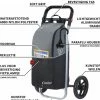 Begroting ? Shoppingcruiser 2 In 1 Boodschappentrolley Voor Achter De Fiets - Fietskar - Robuuste Boodschappenwagen - Allround Bagagekar ?