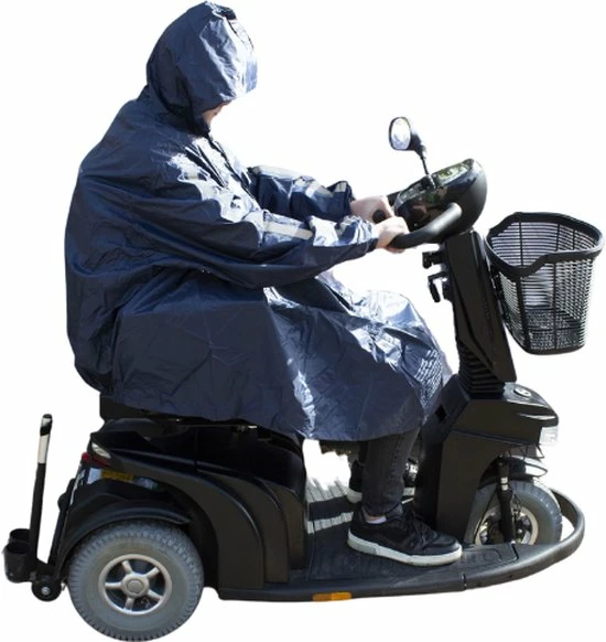 Goedkoop ? C-Line Poncho Scootmobiel - Blauw - Reflecterend ? 8 Goedkoop ? C-Line Poncho Scootmobiel - Blauw - Reflecterend ? - Afbeelding 8