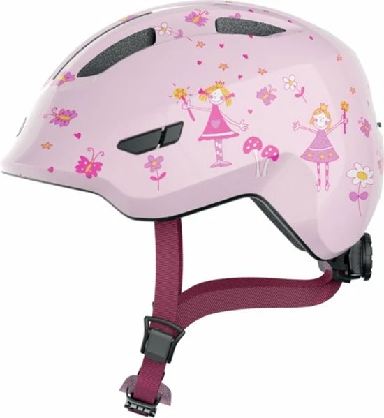 Gloednieuw ? Abus Helm Smiley 3.0 - Rose Princess - S ( 45-50 CM ) - Kinder Fietshelm ✨ 9 Gloednieuw ? Abus Helm Smiley 3.0 - Rose Princess - S ( 45-50 CM ) - Kinder Fietshelm ✨ - Afbeelding 9