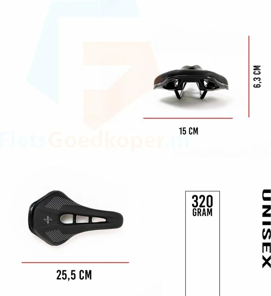 Top 10 ? Voltano MTB Mountainbike Fietszadel Unisex Zwart Met Uitsparing - 100% Waterdicht ? 4 Top 10 ? Voltano MTB Mountainbike Fietszadel Unisex Zwart Met Uitsparing - 100% Waterdicht ? - Afbeelding 4