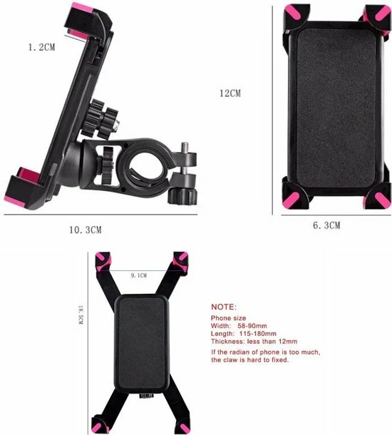 Goedkoopste ⭐ Poqlo? Telefoonhouder Motorfiets - Voor Op De Brommer - Scooter Telefoonhouder ? 3 Goedkoopste ⭐ Poqlo? Telefoonhouder Motorfiets - Voor Op De Brommer - Scooter Telefoonhouder ? - Afbeelding 3