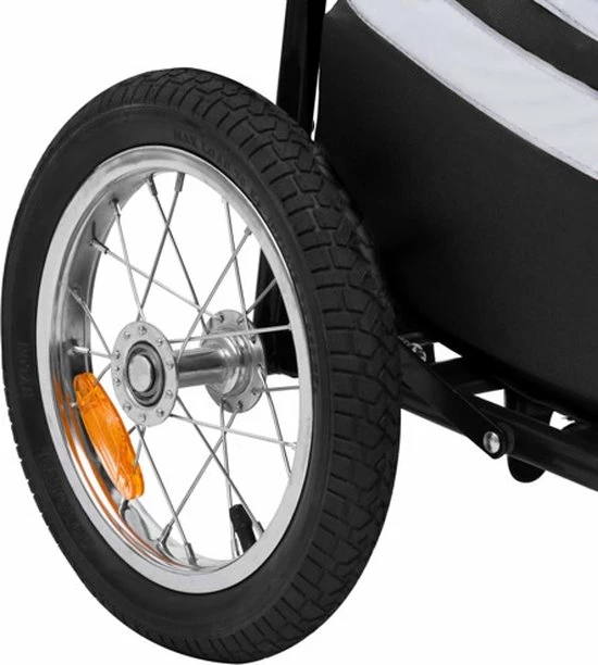 Coupon ? VidaXL Fietskar Inklapbaar Met Boodschappentas Zwart ? 9 Coupon ? VidaXL Fietskar Inklapbaar Met Boodschappentas Zwart ? - Afbeelding 9