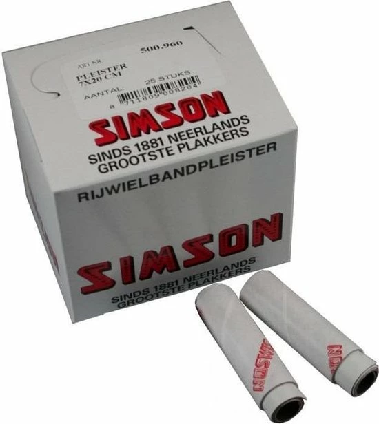 Nieuw ? Simson Bandenplakkers - Knippleister - Fietsbandreparatie - 7 X 20 Cm ? 7 Nieuw ? Simson Bandenplakkers - Knippleister - Fietsbandreparatie - 7 X 20 Cm ? - Afbeelding 7