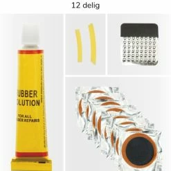 Top 10 ? QY Fietstas - Met Fietspomp, Multitool En Bandenplakset Fietsgereedschap, Fietsreparatieset - Zwart ? -Kastoes winkel 550x616