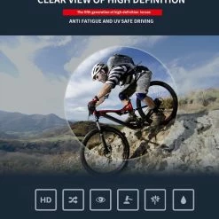 Nieuw ✔️ Garpex? Garpex Fietsbril - Sportbril - Polaroid Zonnebril - Zonnebril - Racefiets - Mountainbike - Motor - Zwart Frame Rode Lens ? -Kastoes winkel 550x637 9