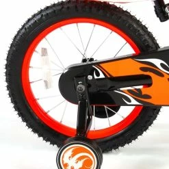 Goedkoopste ? Volare Motorbike Kinderfiets - Jongens - 16 Inch - Oranje - 95% Afgemonteerd ? -Kastoes winkel 550x645 1