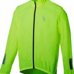 Beste Verkoop ? BBB Cycling BaseShield Regenjas Fiets - Wielren Fietsjack - Regenjack - Wind- En Waterdicht - Neon Geel - Maat XXXL ❤️