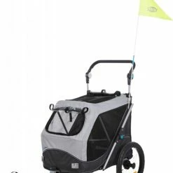 Flash-uitverkoop ✔️ Trixie Hondenfietskar Opvouwbaar Grijs 90 X 63 X 95 Cm ? -Kastoes winkel 550x651