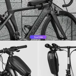 Kastoes winkel 11 Begroting ? CoverMore Frametas Fiets - Waterdicht - Zadeltas Fiets - Stuurtas Fiets - Fietstas - Geschikt Voor Racefiets / Mountainbike - Met Opbergvakken - 1,2 Liter Opbergruimte ?