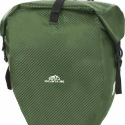Beste Verkoop ✨ Dutch Mountains Enkele Fietstas | Sterke En 100% Waterdichte Fietstas En Schoudertas In 1 | 24 Liter | Groen ?