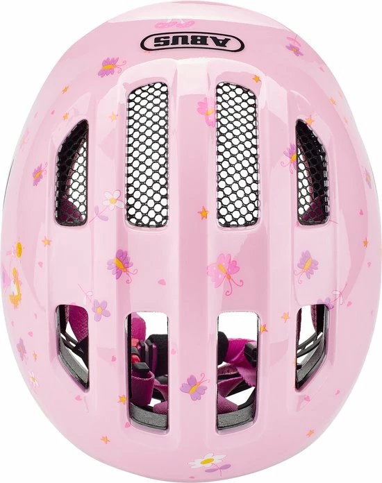 Gloednieuw ? Abus Helm Smiley 3.0 - Rose Princess - S ( 45-50 CM ) - Kinder Fietshelm ✨ 7 Gloednieuw ? Abus Helm Smiley 3.0 - Rose Princess - S ( 45-50 CM ) - Kinder Fietshelm ✨ - Afbeelding 7