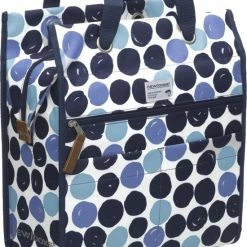Goedkoopste ? New Looxs Lilly Enkele Fietstas - 18 Liter - Dots Blue ?