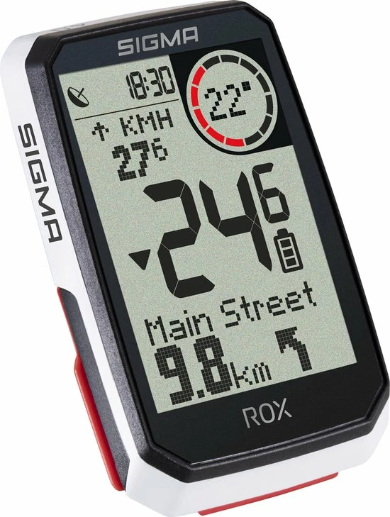 Uitgang ? Sigma Sport Sigma ROX 4.0 GPS Fietscomputer - Wit - Incl. Standaard Stuurhouder + USB-C Oplaadkabel ✔️ 11 Uitgang ? Sigma Sport Sigma ROX 4.0 GPS Fietscomputer - Wit - Incl. Standaard Stuurhouder + USB-C Oplaadkabel ✔️ - Afbeelding 11