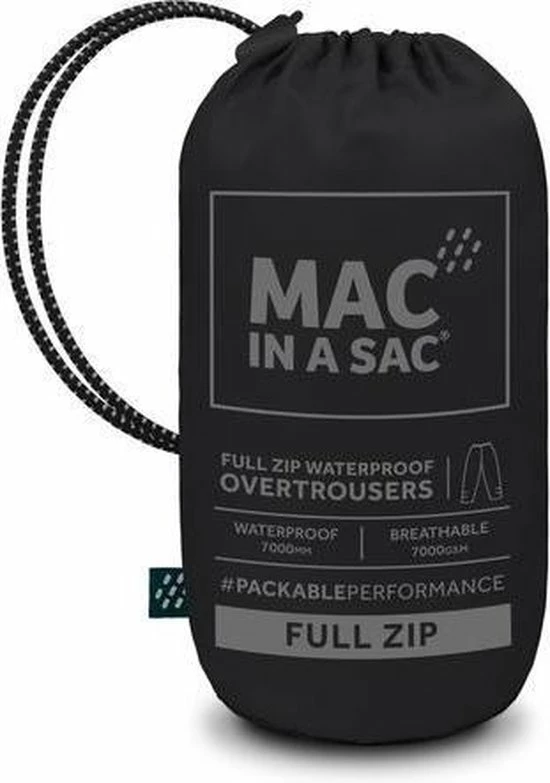 Korting ? Mac In A Sac Full Zipper Regenbroek - Zwart - Maat S ✔️ 7 Korting ? Mac In A Sac Full Zipper Regenbroek - Zwart - Maat S ✔️ - Afbeelding 7
