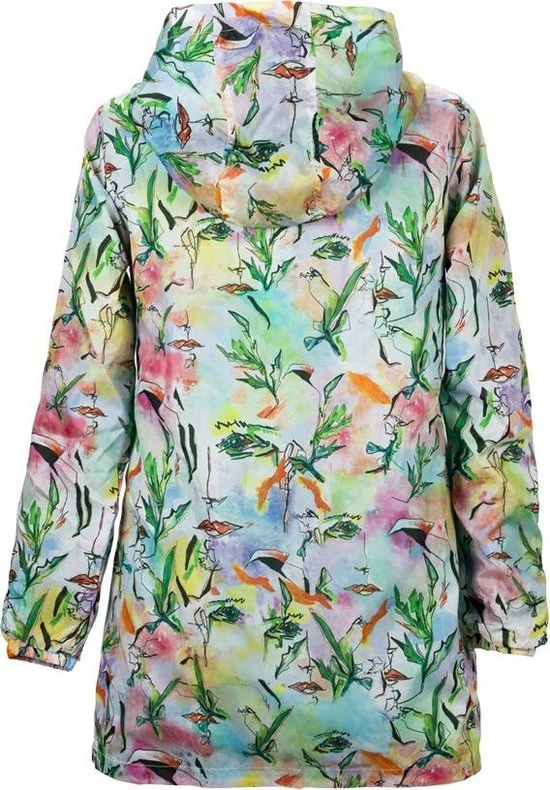 Beste Pirce ? BiggDesign Faces - Dames Regenjas Waterdicht - Regenpak - Maat M ? 2 Beste Pirce ? BiggDesign Faces - Dames Regenjas Waterdicht - Regenpak - Maat M ? - Afbeelding 2