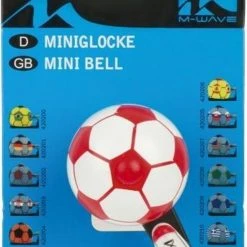 Gloednieuw ? M-wave Fietsbel Mini Voetbal Wit Rood ? -Kastoes winkel 550x806