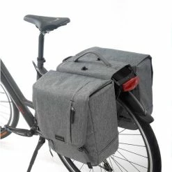 Aanbiedingen ✔️ New Looxs Nova Afneembare Dubbele Fietstas - 32 Liter Grijs ?