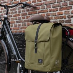 Nieuw ? Fastrider Jaxx II Dubbele Fietstas Basics MIK - Groen - 28 L ⭐ -Kastoes winkel 550x823 2